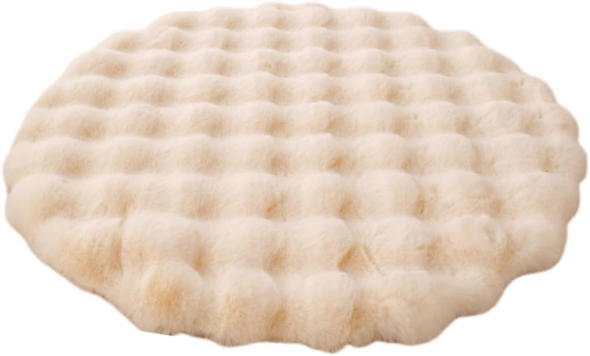 Pet Cushion Pad, Faux Fur Dog and Cat kneading Pillow, Cozy Bed Insert for Crate Pad Padding for Cage Kennel House Condo (20")