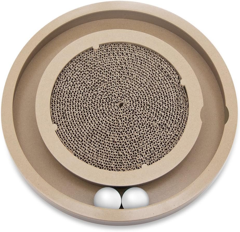 Cat Scratcher Replacement Pads - Cardboard Cat Scratcher Pad, Relieves Stress, Supports Pet Behaviors, Scratch & Spin